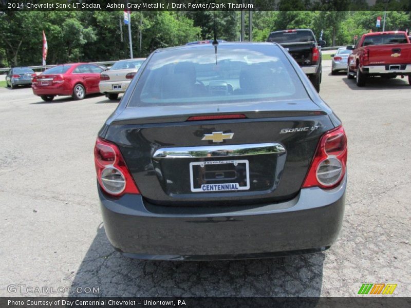 Ashen Gray Metallic / Dark Pewter/Dark Titanium 2014 Chevrolet Sonic LT Sedan