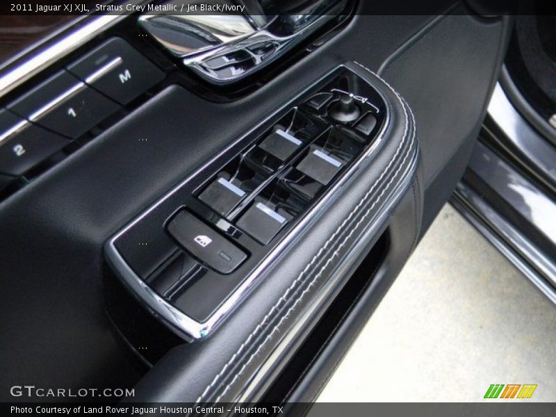 Stratus Grey Metallic / Jet Black/Ivory 2011 Jaguar XJ XJL