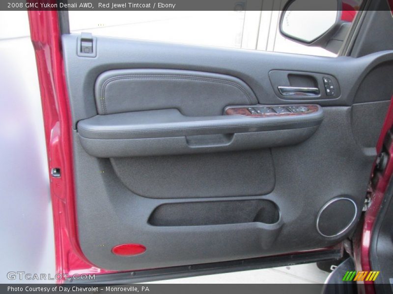 Red Jewel Tintcoat / Ebony 2008 GMC Yukon Denali AWD