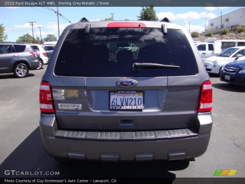 Sterling Grey Metallic / Stone 2010 Ford Escape XLT 4WD