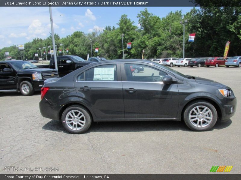 Ashen Gray Metallic / Dark Pewter/Dark Titanium 2014 Chevrolet Sonic LT Sedan
