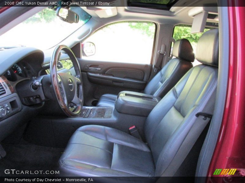 Red Jewel Tintcoat / Ebony 2008 GMC Yukon Denali AWD