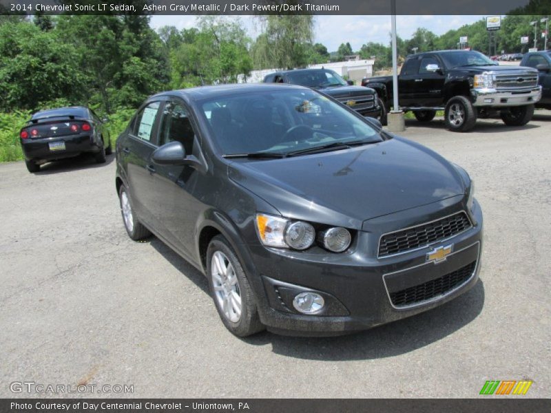 Ashen Gray Metallic / Dark Pewter/Dark Titanium 2014 Chevrolet Sonic LT Sedan