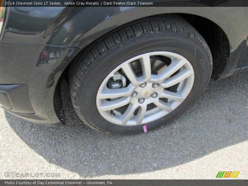 Ashen Gray Metallic / Dark Pewter/Dark Titanium 2014 Chevrolet Sonic LT Sedan