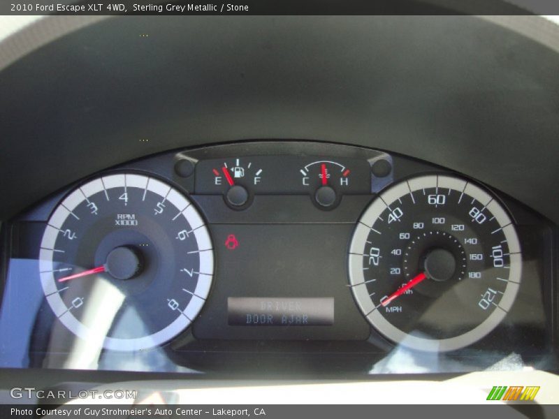 Sterling Grey Metallic / Stone 2010 Ford Escape XLT 4WD
