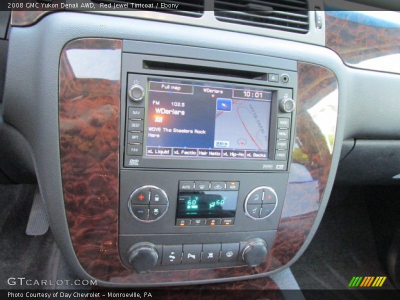 Red Jewel Tintcoat / Ebony 2008 GMC Yukon Denali AWD