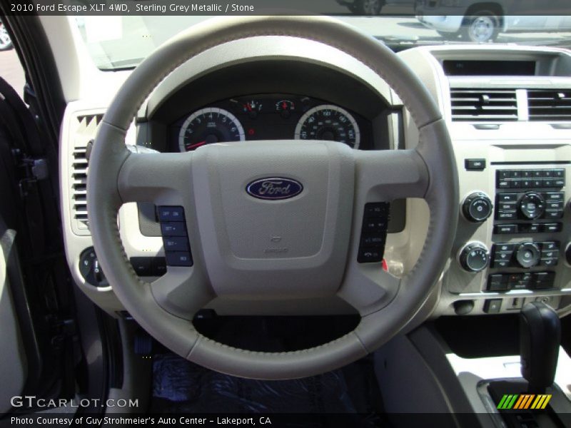 Sterling Grey Metallic / Stone 2010 Ford Escape XLT 4WD