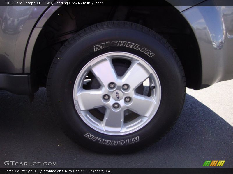 Sterling Grey Metallic / Stone 2010 Ford Escape XLT 4WD