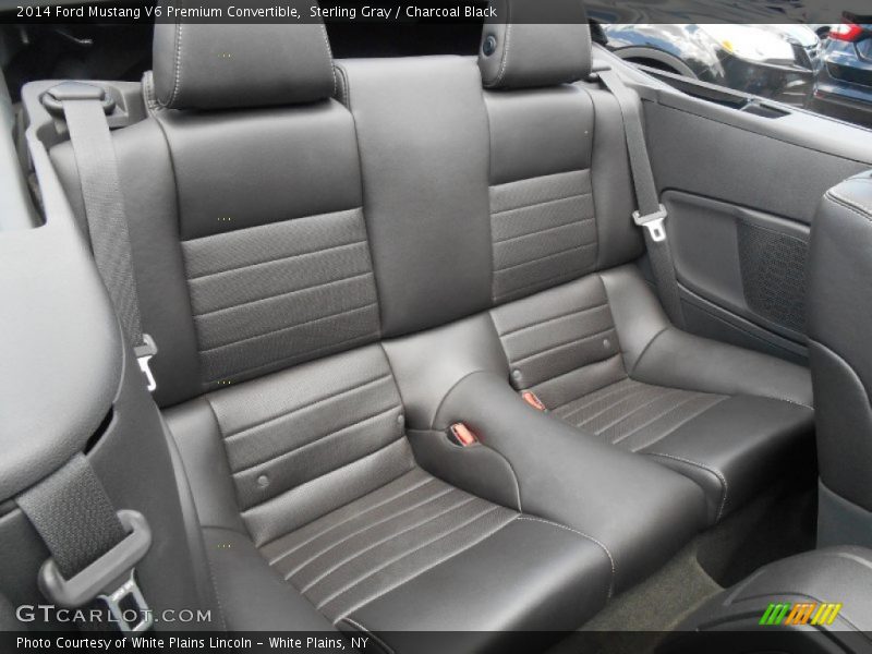 Sterling Gray / Charcoal Black 2014 Ford Mustang V6 Premium Convertible