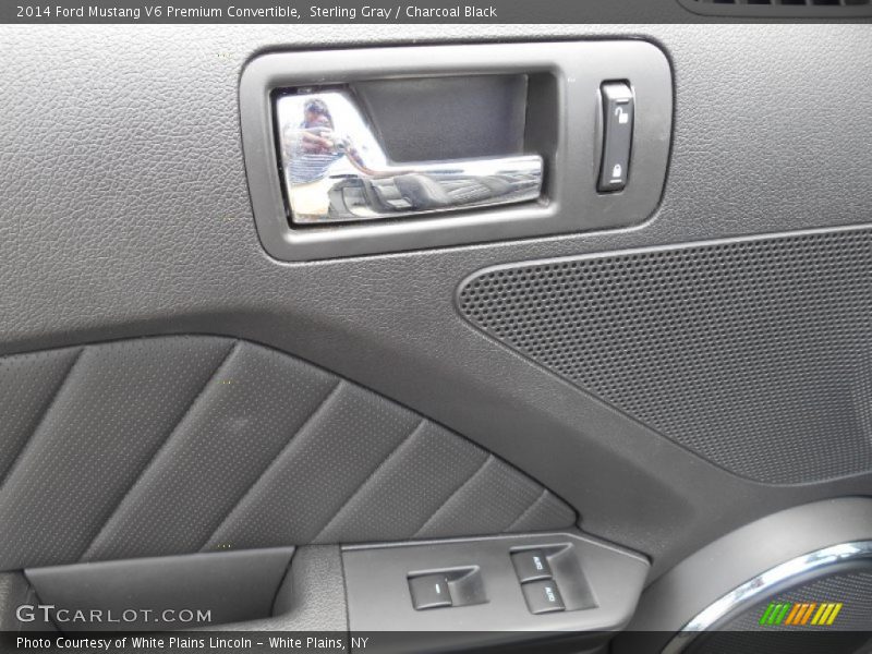 Sterling Gray / Charcoal Black 2014 Ford Mustang V6 Premium Convertible
