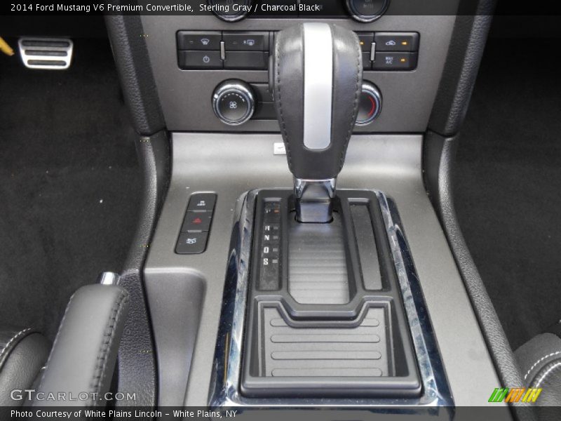 Sterling Gray / Charcoal Black 2014 Ford Mustang V6 Premium Convertible
