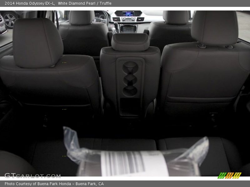 White Diamond Pearl / Truffle 2014 Honda Odyssey EX-L
