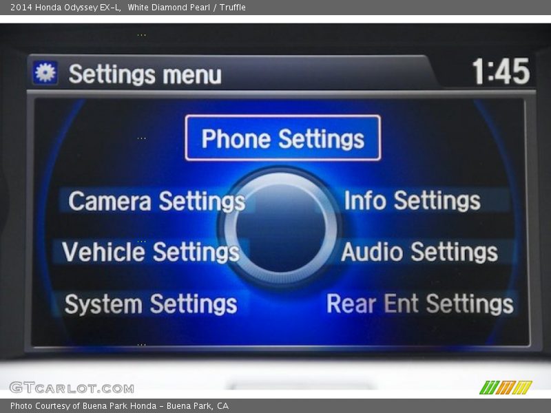 White Diamond Pearl / Truffle 2014 Honda Odyssey EX-L