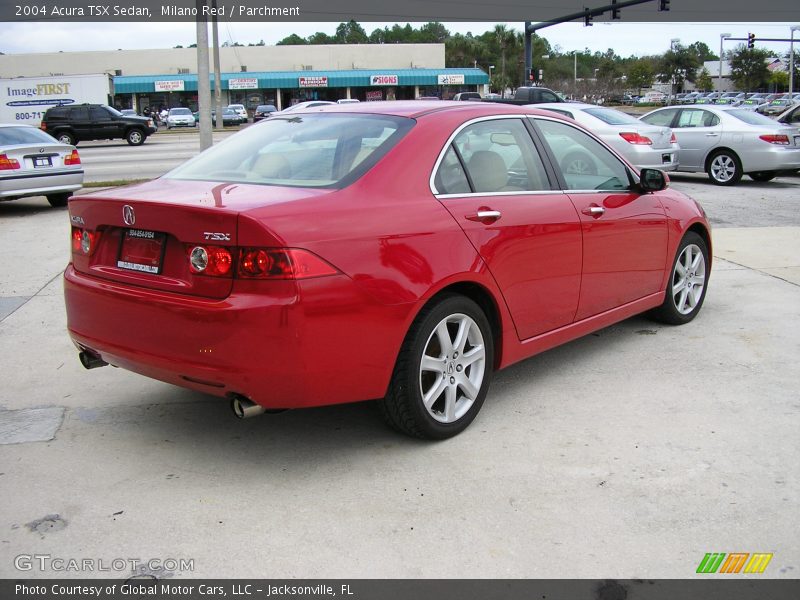 Milano Red / Parchment 2004 Acura TSX Sedan