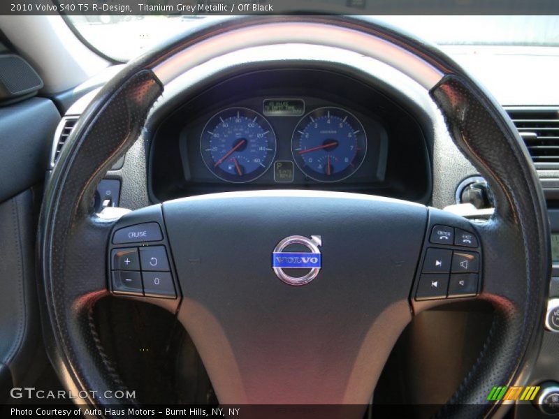 Titanium Grey Metallic / Off Black 2010 Volvo S40 T5 R-Design