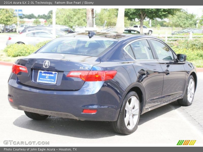 Fathom Blue Pearl / Ebony 2014 Acura ILX 2.0L Technology