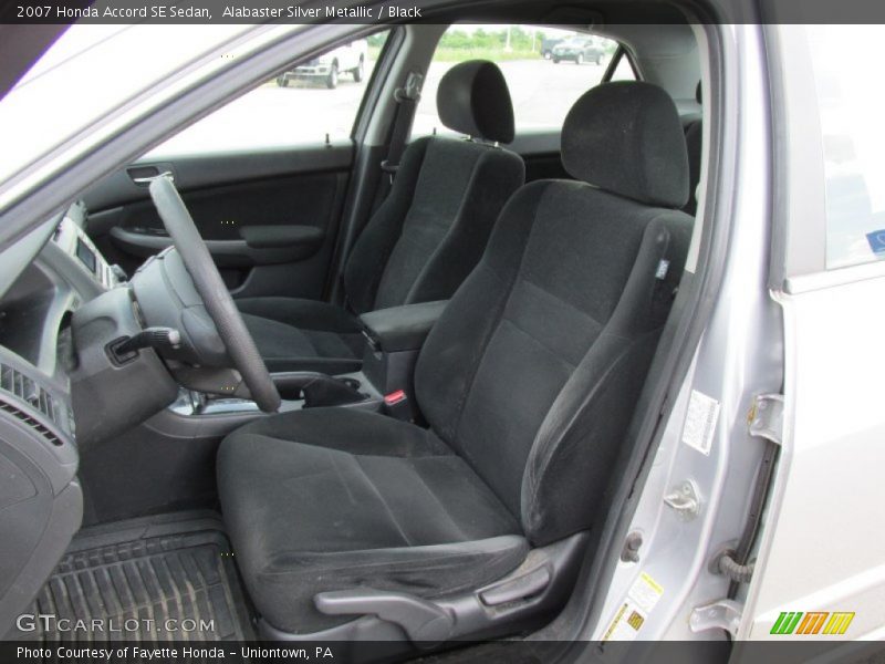  2007 Accord SE Sedan Black Interior
