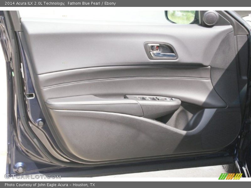 Fathom Blue Pearl / Ebony 2014 Acura ILX 2.0L Technology