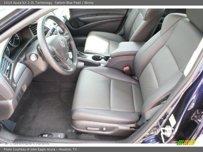 Fathom Blue Pearl / Ebony 2014 Acura ILX 2.0L Technology