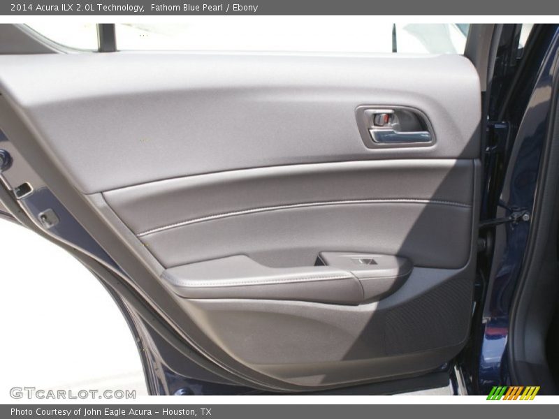 Fathom Blue Pearl / Ebony 2014 Acura ILX 2.0L Technology