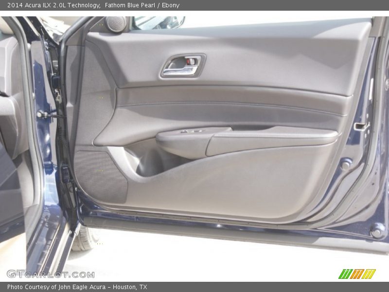 Fathom Blue Pearl / Ebony 2014 Acura ILX 2.0L Technology