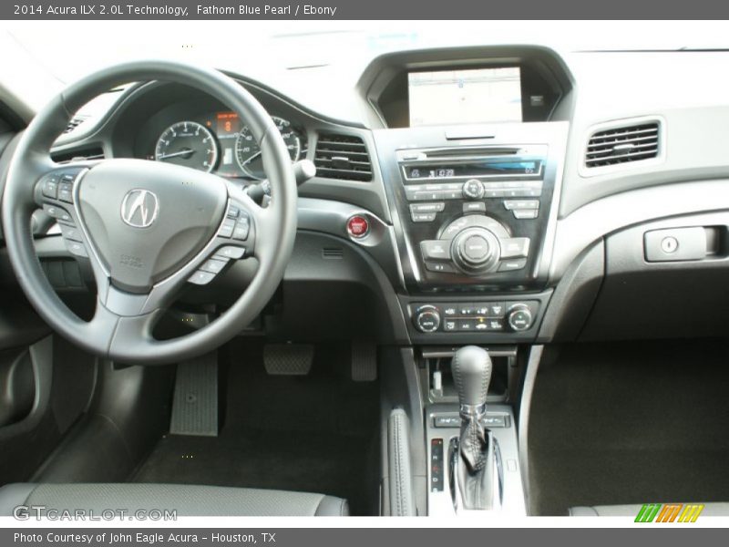 Fathom Blue Pearl / Ebony 2014 Acura ILX 2.0L Technology