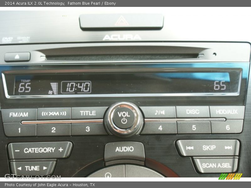 Fathom Blue Pearl / Ebony 2014 Acura ILX 2.0L Technology
