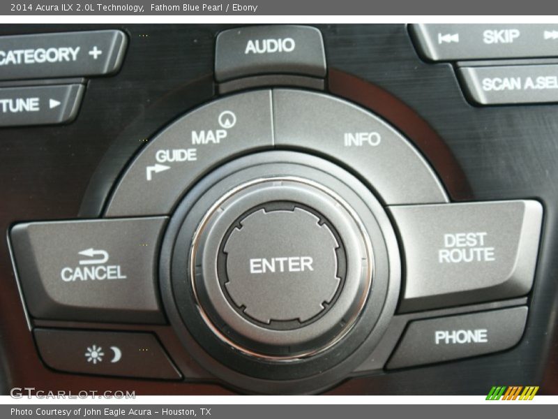 Fathom Blue Pearl / Ebony 2014 Acura ILX 2.0L Technology