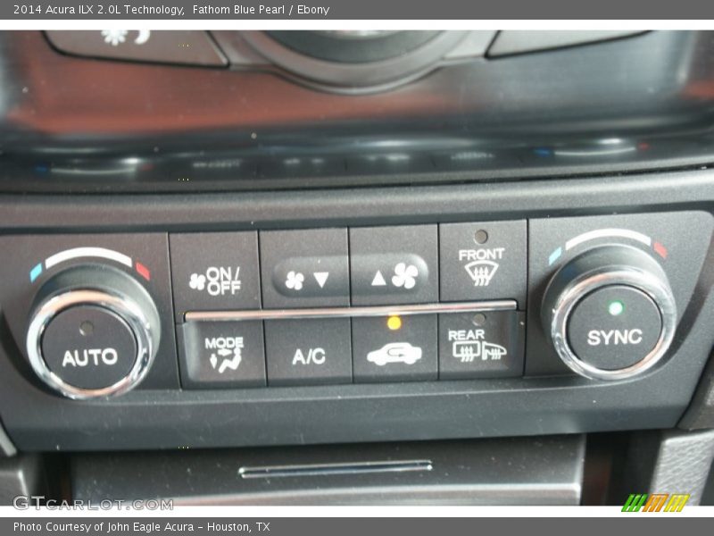 Fathom Blue Pearl / Ebony 2014 Acura ILX 2.0L Technology