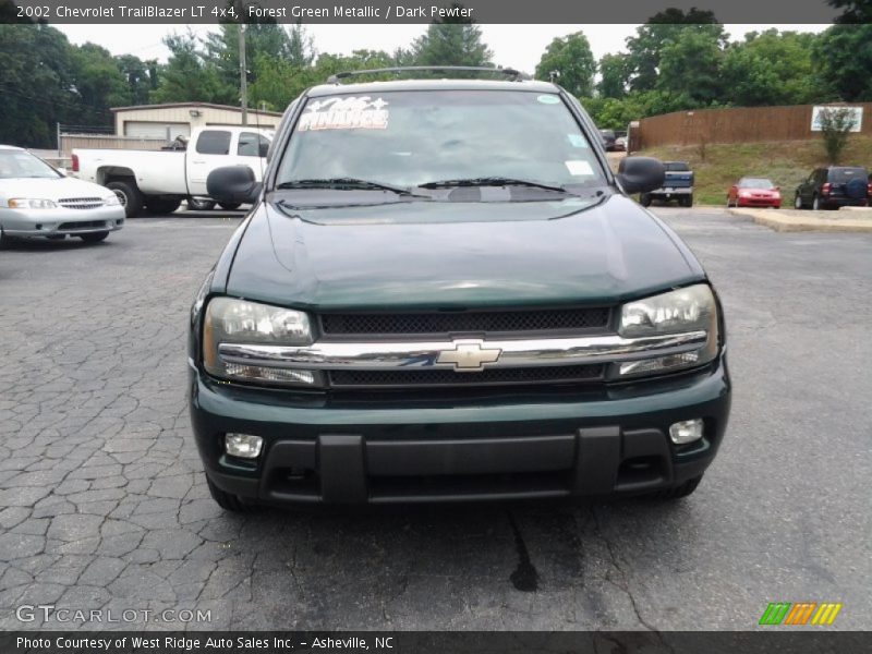Forest Green Metallic / Dark Pewter 2002 Chevrolet TrailBlazer LT 4x4