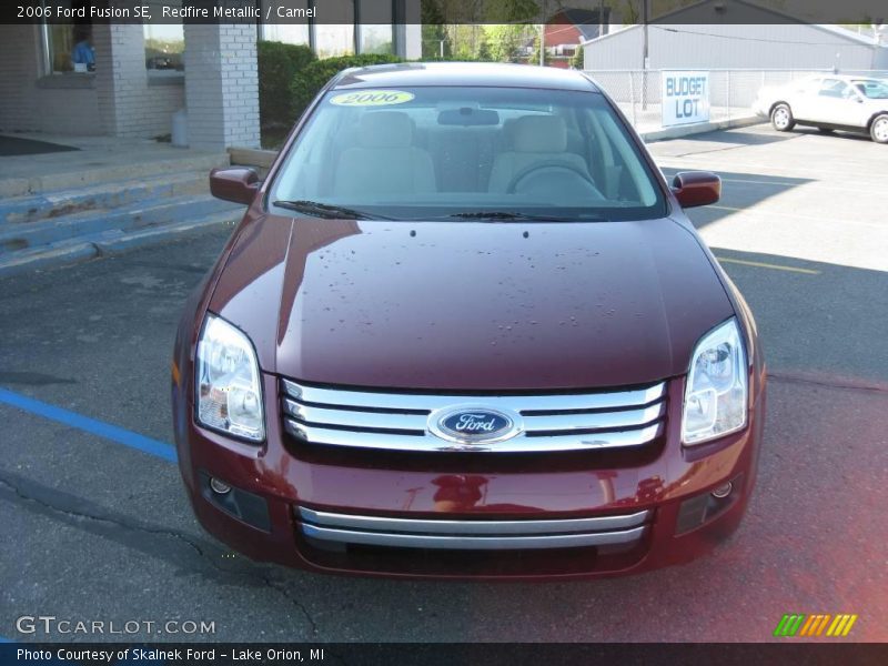 Redfire Metallic / Camel 2006 Ford Fusion SE