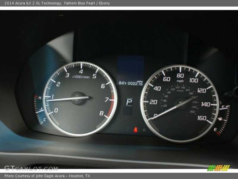 Fathom Blue Pearl / Ebony 2014 Acura ILX 2.0L Technology