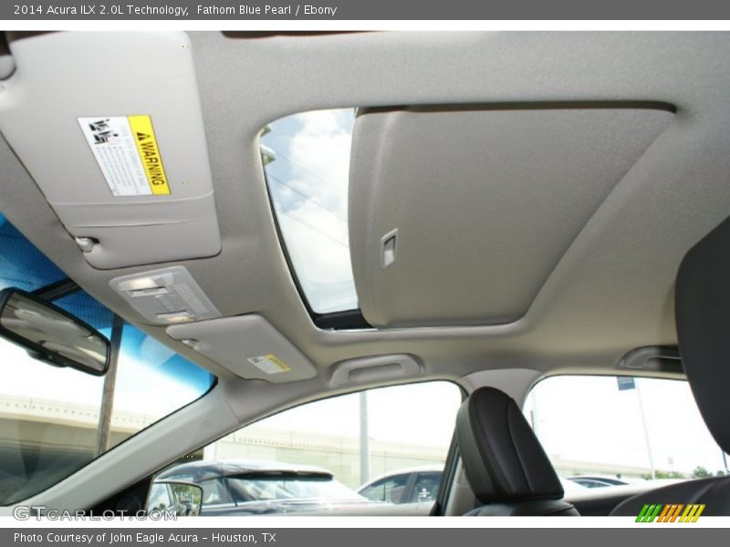 Fathom Blue Pearl / Ebony 2014 Acura ILX 2.0L Technology