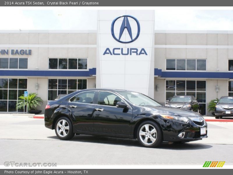 Crystal Black Pearl / Graystone 2014 Acura TSX Sedan