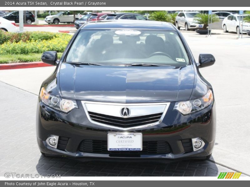 Crystal Black Pearl / Graystone 2014 Acura TSX Sedan