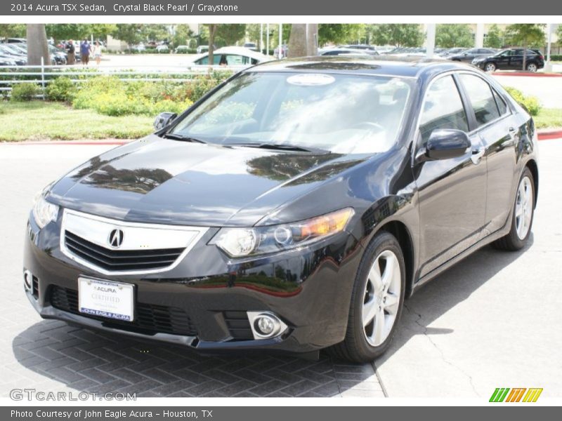 Crystal Black Pearl / Graystone 2014 Acura TSX Sedan