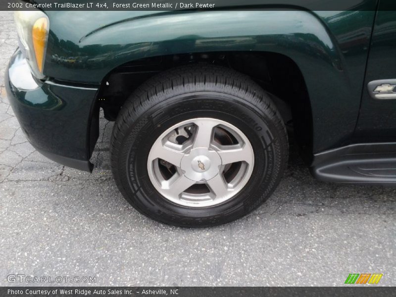 Forest Green Metallic / Dark Pewter 2002 Chevrolet TrailBlazer LT 4x4