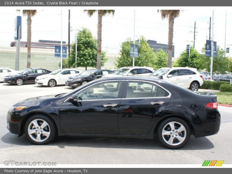 Crystal Black Pearl / Graystone 2014 Acura TSX Sedan