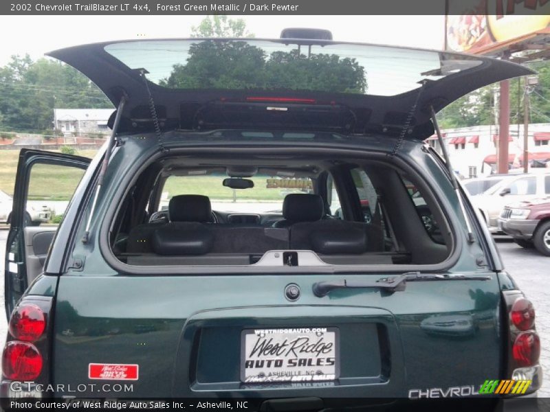 Forest Green Metallic / Dark Pewter 2002 Chevrolet TrailBlazer LT 4x4