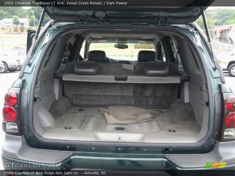 Forest Green Metallic / Dark Pewter 2002 Chevrolet TrailBlazer LT 4x4
