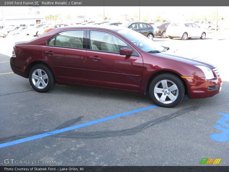 Redfire Metallic / Camel 2006 Ford Fusion SE