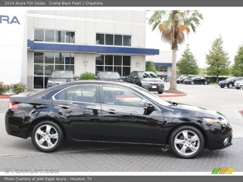 Crystal Black Pearl / Graystone 2014 Acura TSX Sedan