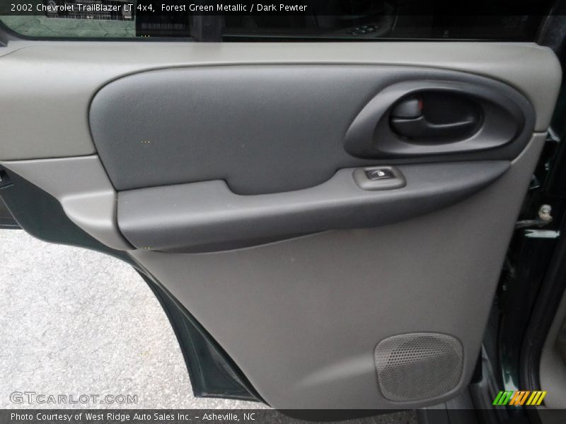 Forest Green Metallic / Dark Pewter 2002 Chevrolet TrailBlazer LT 4x4