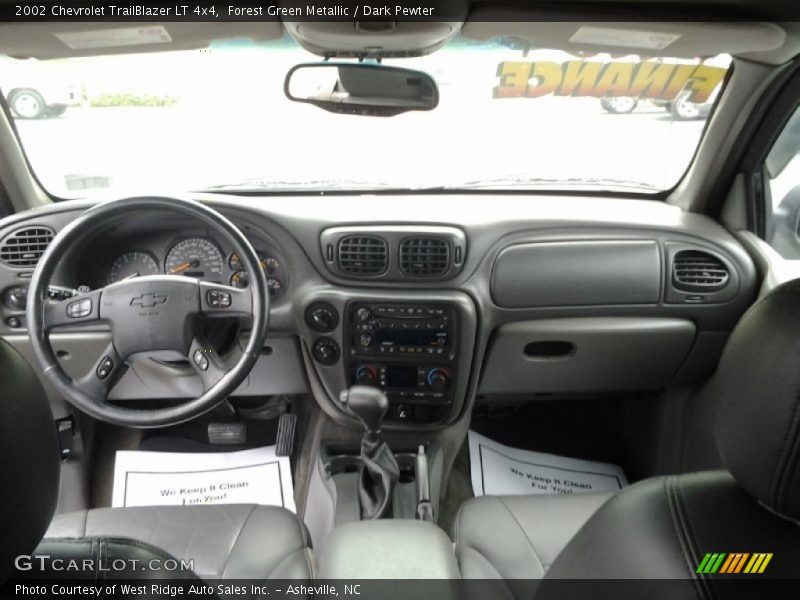 Forest Green Metallic / Dark Pewter 2002 Chevrolet TrailBlazer LT 4x4