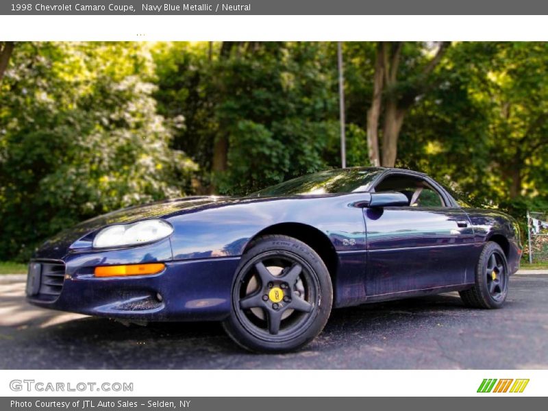 Navy Blue Metallic / Neutral 1998 Chevrolet Camaro Coupe