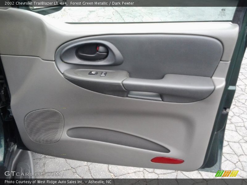 Forest Green Metallic / Dark Pewter 2002 Chevrolet TrailBlazer LT 4x4