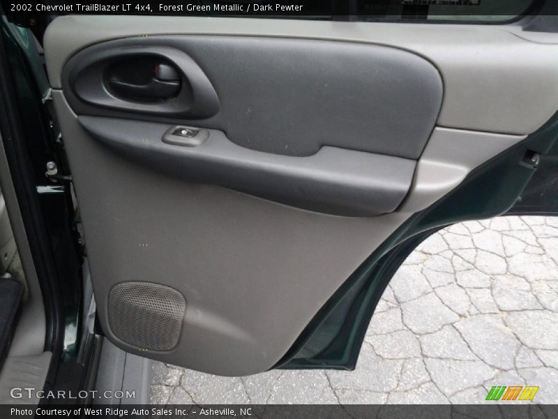 Forest Green Metallic / Dark Pewter 2002 Chevrolet TrailBlazer LT 4x4