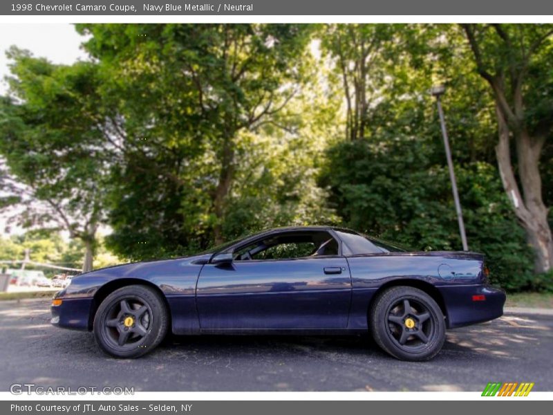 Navy Blue Metallic / Neutral 1998 Chevrolet Camaro Coupe