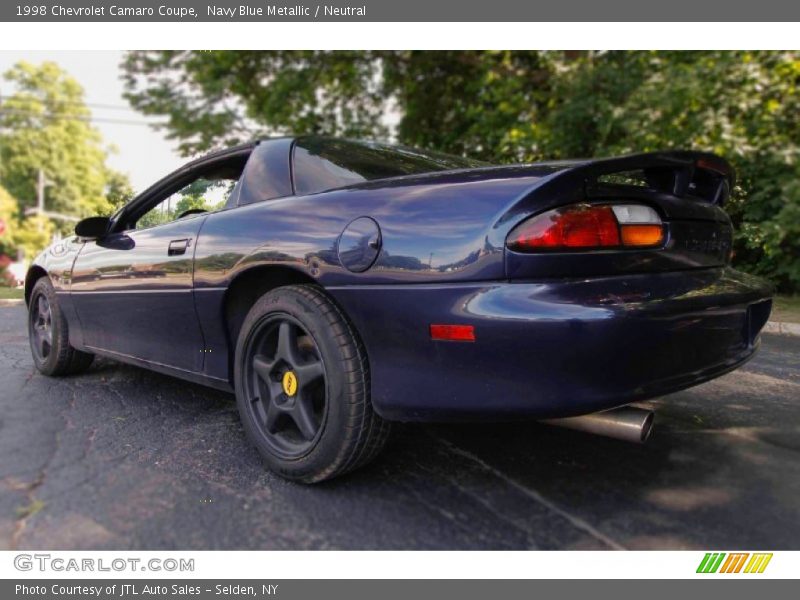 Navy Blue Metallic / Neutral 1998 Chevrolet Camaro Coupe
