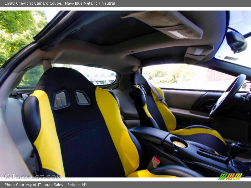 Navy Blue Metallic / Neutral 1998 Chevrolet Camaro Coupe